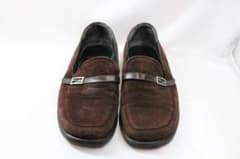 FENDI フェンディ FF金具 ローファー 茶 35のサムネイル