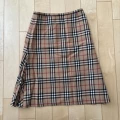 Burberrys BLUE LABEL チェック柄 プリーツスカート 38のサムネイル