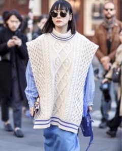 マルジェラ 2018aw リブニットベストのサムネイル