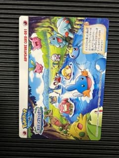 ポケモン カードダス ポケパーク アドベンチャーカード ミズゴロウ