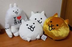 【にゃんこ大戦争】ぬいぐるみ　がま口バッグ