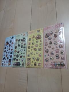 忠犬もちしば ぷっくりシール 全4種 まとめ売りのサムネイル