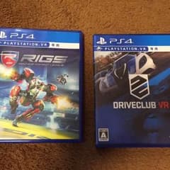 DRIVECLUB、RIGS ps4 vrソフト2枚セットのサムネイル