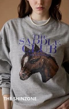 23aw THE SHINZONE シンゾーンホーススウェット 馬プリント - メルカリ