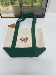 片面ロゴ入り新品 TRADER JOE'S ミニキャンバストートバッグのサムネイル