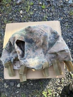 自衛隊 陸自迷彩 ハイカットECH ヘルメットカバー 防弾 ヘルメット L