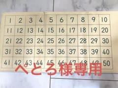 くもん　すうじ盤（1〜50）のサムネイル
