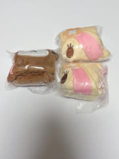 シュガーバニーズ ふわふわ巾着 はなうさ　くろうさのサムネイル