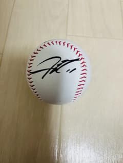 オリックスバファローズ山下舜平大選手直筆サインボール - メルカリ