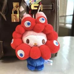 マイメロディ カラビナ付きぬいぐるみ - メルカリ