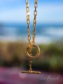 アイリービーチ Mantel necklace ボストンチェーン ゴールド - メルカリ