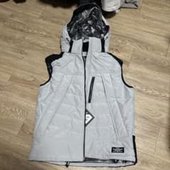 BURTLE 5274 シルバー ダウンベスト XXL - メルカリ