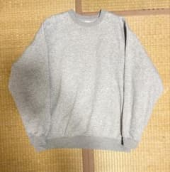MUHAKU クルーネック スウェット グレー Lのサムネイル