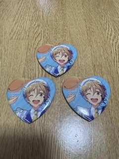 スタステ2nd】あんスタ 真白友也 ハート缶バッジ3点セット - メルカリ