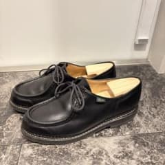 41.5（26cm）、美品】Paraboot ミカエル 黒 - メルカリ