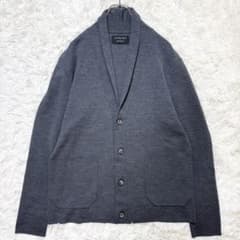 美品】UNITED TOKYO 18Gミラノリブショールカーディガン グレー - メルカリ