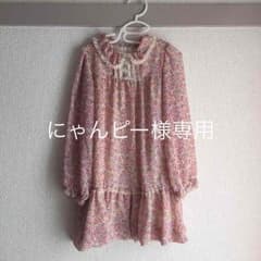 にゃんピー様専用 ハッシュアッシュ 花柄ワンピース 120のサムネイル