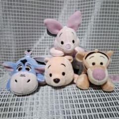 くまのプーさん 寝そべりマスコット さくらver. 　全４種セット