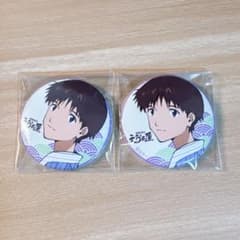 エヴァンゲリオン エヴァ えゔぁ屋 箱根湯本 缶バッジ 碇シンジ - メルカリ