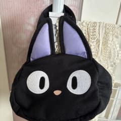 지지 검은 고양이 캐릭터 디자인 미니 파우치