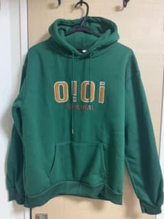 oioi オアイオアイ パーカー 厚手 グリーン 深緑 ビッグシルエット 韓国のサムネイル