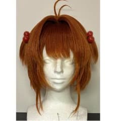 カードキャプターさくら ウィッグ セット済み 木之本 桜 コスプレ