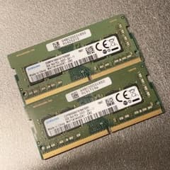 Samsung ノートPC用メモリ 8GB 2枚セット PC4-2400T - メルカリ