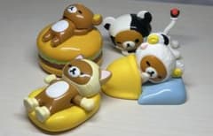 リラックマ マクドナルド ハッピーセット フィギュア4つセットまとめ売り - 4
