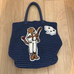 LUDLOW アニマルトートバッグ ねこ刺繍 野球 - メルカリ