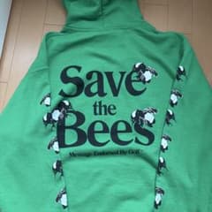GOLD WANG Save the Bees パーカー グリーン M - メルカリ