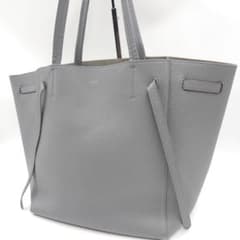 CELINE セリーヌ カバファントム スモール トートバッグ グレー A4 