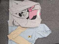 Disney Children's Clothing 2-Piece Set: Winnie the Pooh & Minnie Mouse Sweatshirt & Hoodie