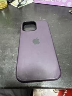 iPhone14promax 純正シリコンケース 中古 エルダーベリーのサムネイル
