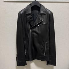 エストネーション ダブルライダース ラムレザージャケット 羊 ブラック L ESTNATION ダブルライダース 羊革 ブラック L - メルカリ