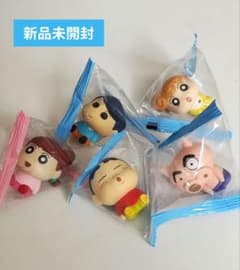 クレヨンしんちゃん プチっとすわりマス フィギュア マスコット 5個セット