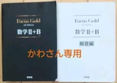 かわさん専用　フォーカスゴールド数学2・Bのサムネイル