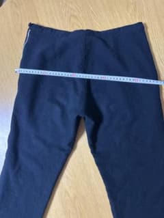 縮絨素材 黒 7分パンツのサムネイル