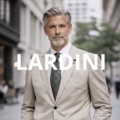 LARDINI ラルディーニ　スーツ　セットアップ　ネクタイ　プートニエール　L LARDINI ラルディーニ スーツ セットアップ ネクタイ プートニエール L
