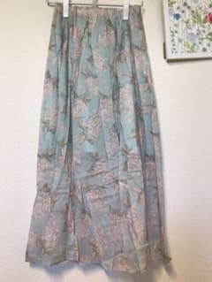 ■Sikiさま専用■SHIPS くすみカラー　花柄 ロングスカートのサムネイル