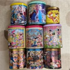 ディズニー　クランチ缶　9個セット　イベント缶有りのサムネイル