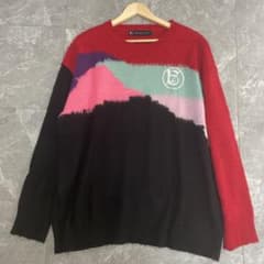 A GOOD BAD INFLUENCE モヘアニット XL マルチカラー 切替