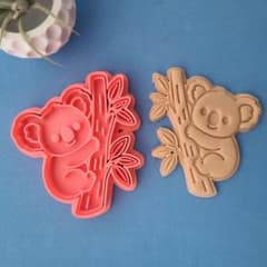 【クッキー型】コアラ ユーカリ クッキーカッター かわいい 動物 お菓子作りのサムネイル