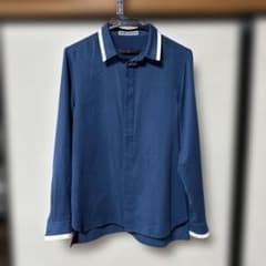 ISSEY MIYAKE ブルー長袖シャツのサムネイル