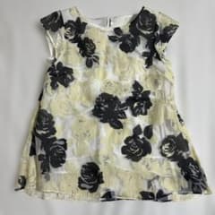 JUSGLITTY フラワーシフォン ブラウスのサムネイル