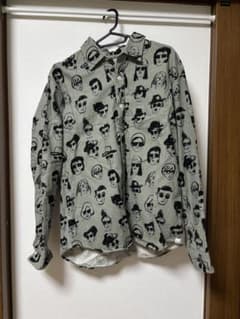顔柄プリントシャツのサムネイル