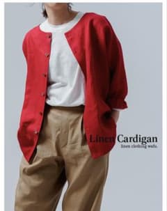 wafu リネン　カーディガンのサムネイル