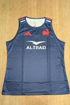新品 フランス代表 ラグビー タンクトップ シングレット ウェア ジャージ L 新品 フランス代表 ラグビー タンクトップ シングレット ウェア