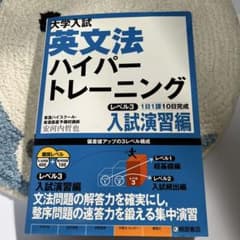 大学入試 英文法ハイパートレーニング レベル3 入試演習編のサムネイル