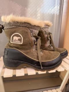 SOREL オリーブグリーン レースアップブーツのサムネイル