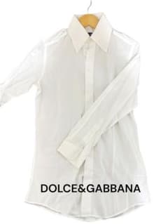 DOLCE&GABBANA ドルチェ&ガッバーナ 長袖シャツ 白 メンズのサムネイル